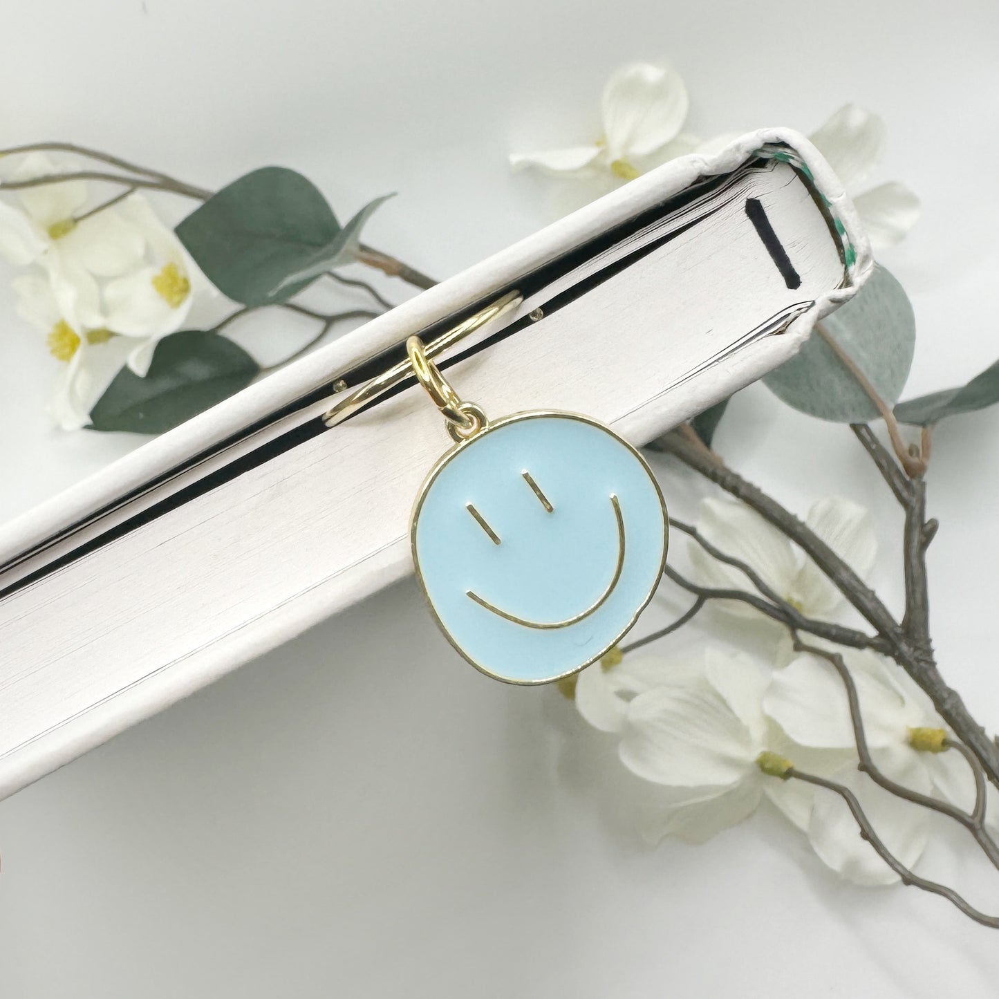 Happy Face Charm Bookmark