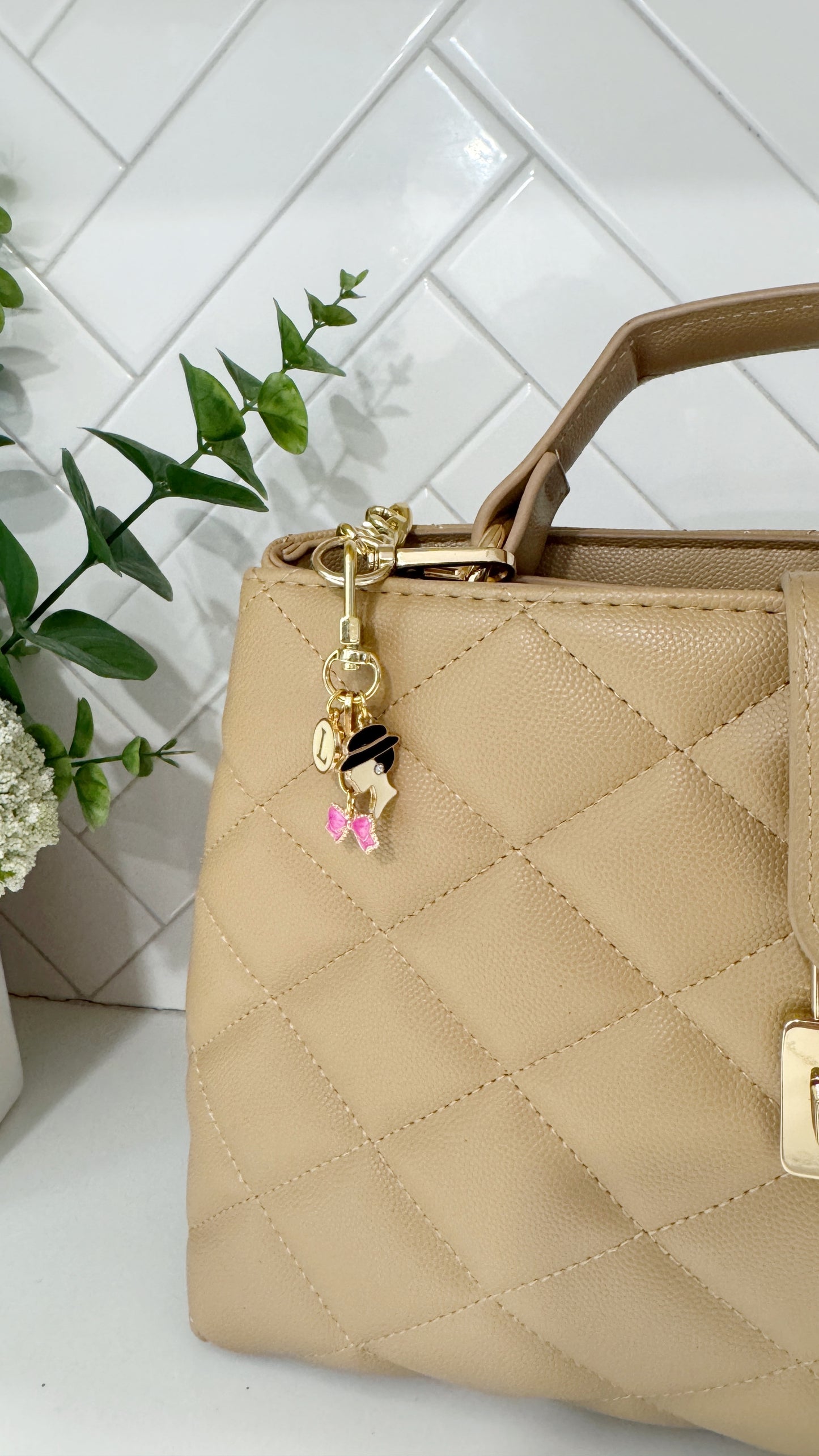 The Vivienne Purse Charm and Keychain