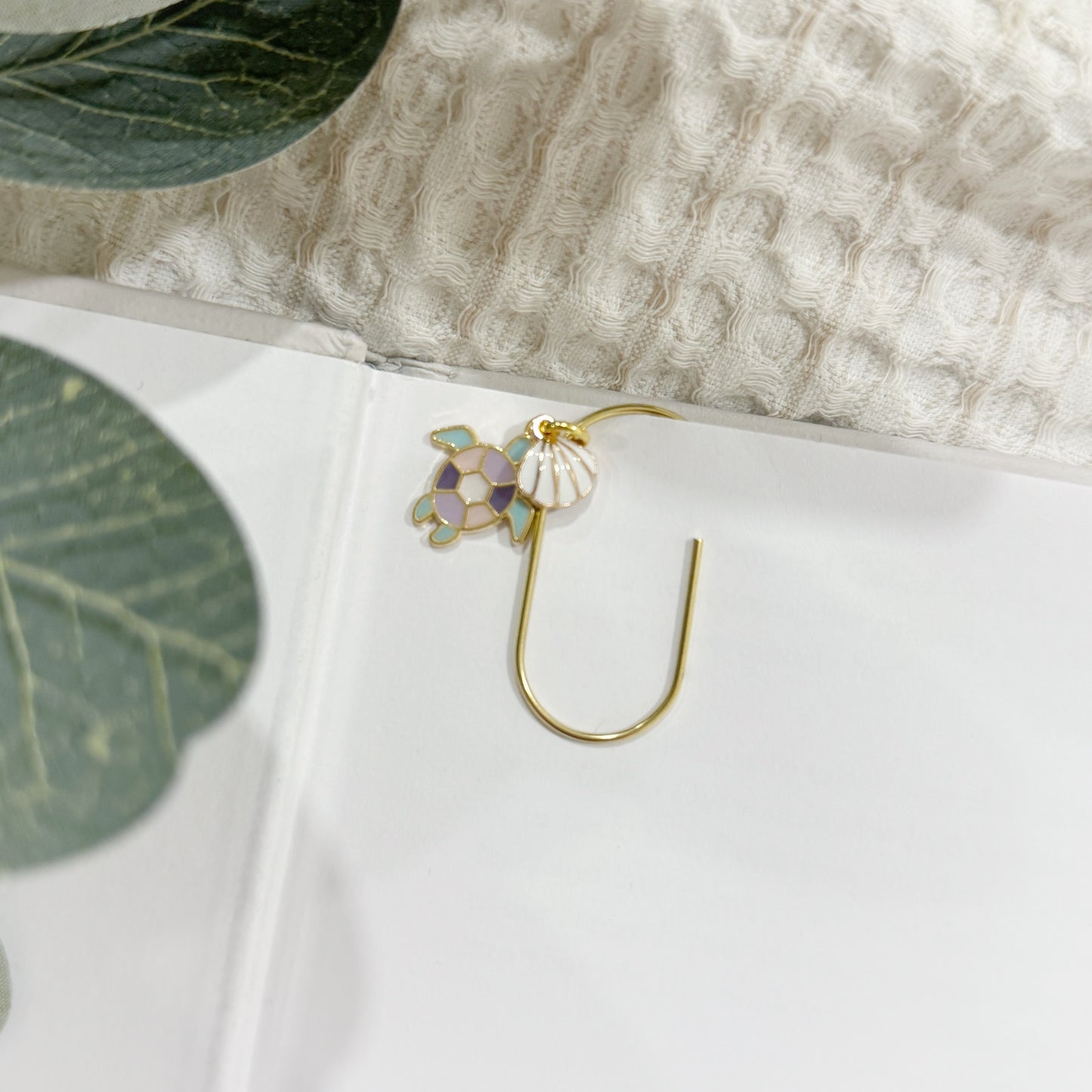 Sea Turtle Charmed Bookmark