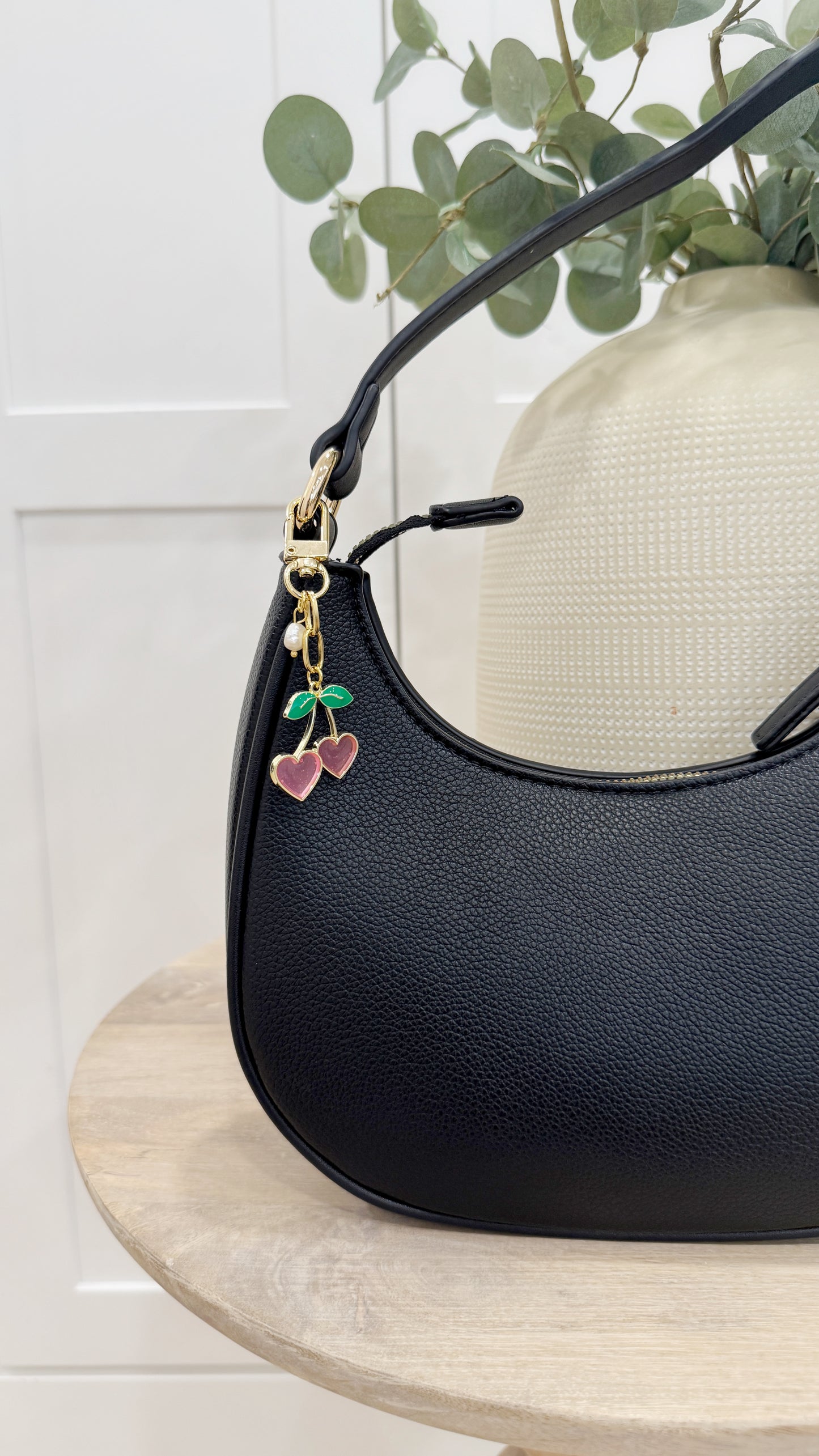 Cherry Love Purse Charm and Keychain