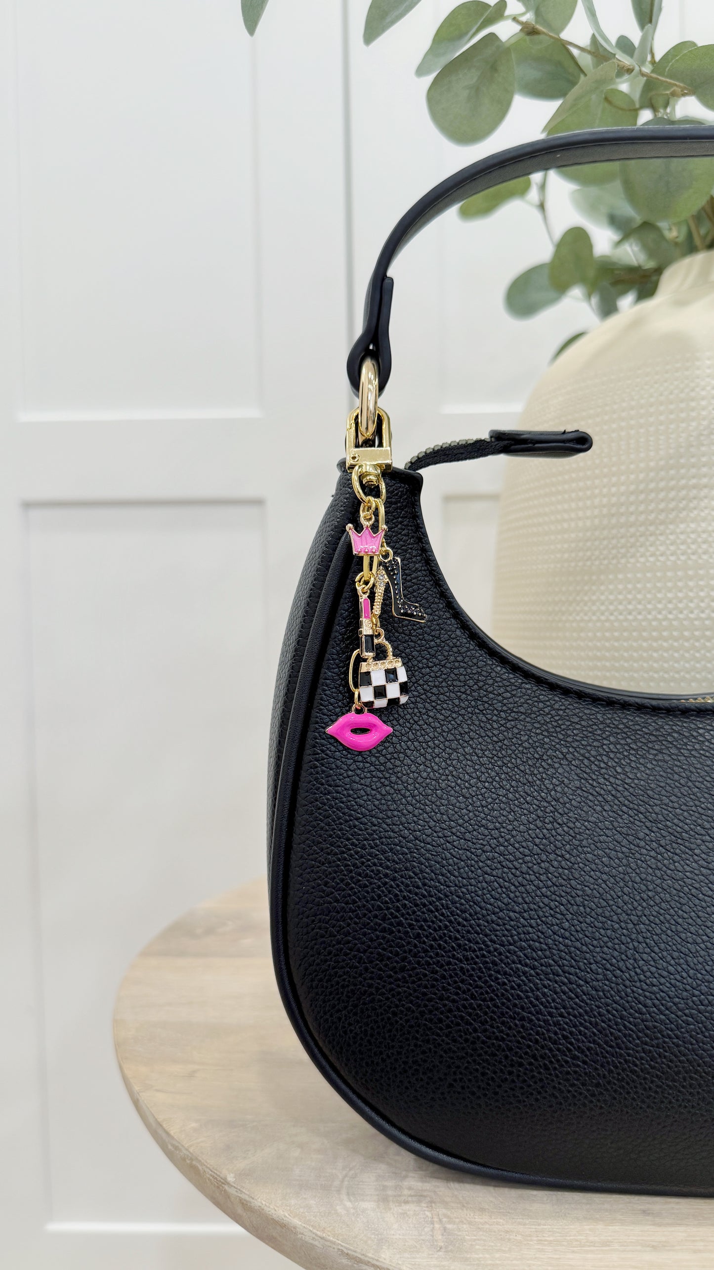 Pretty In Pink Purse Charm and Keychain