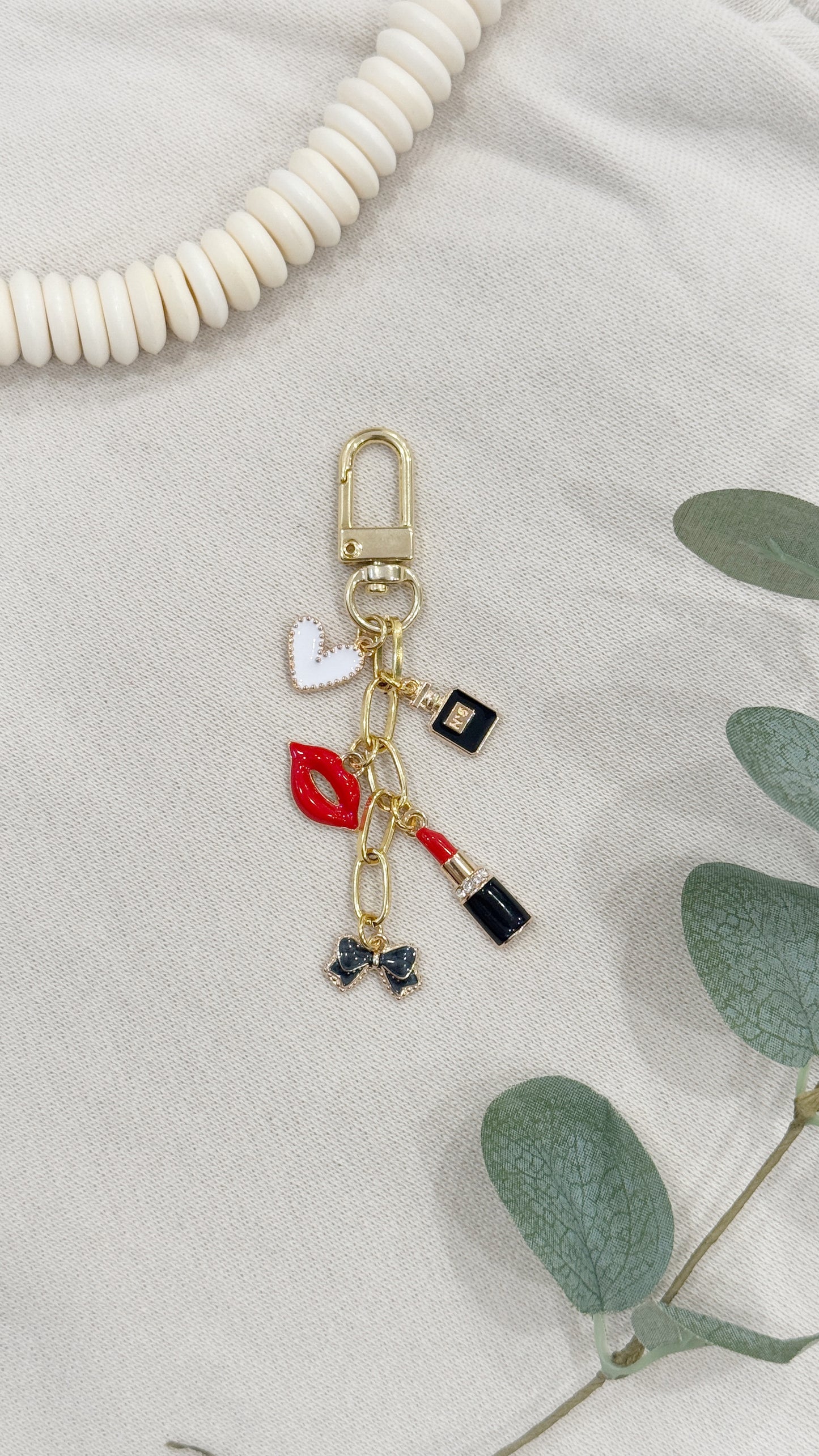 Too Glam To Give a Damn Purse Charm and Keychain