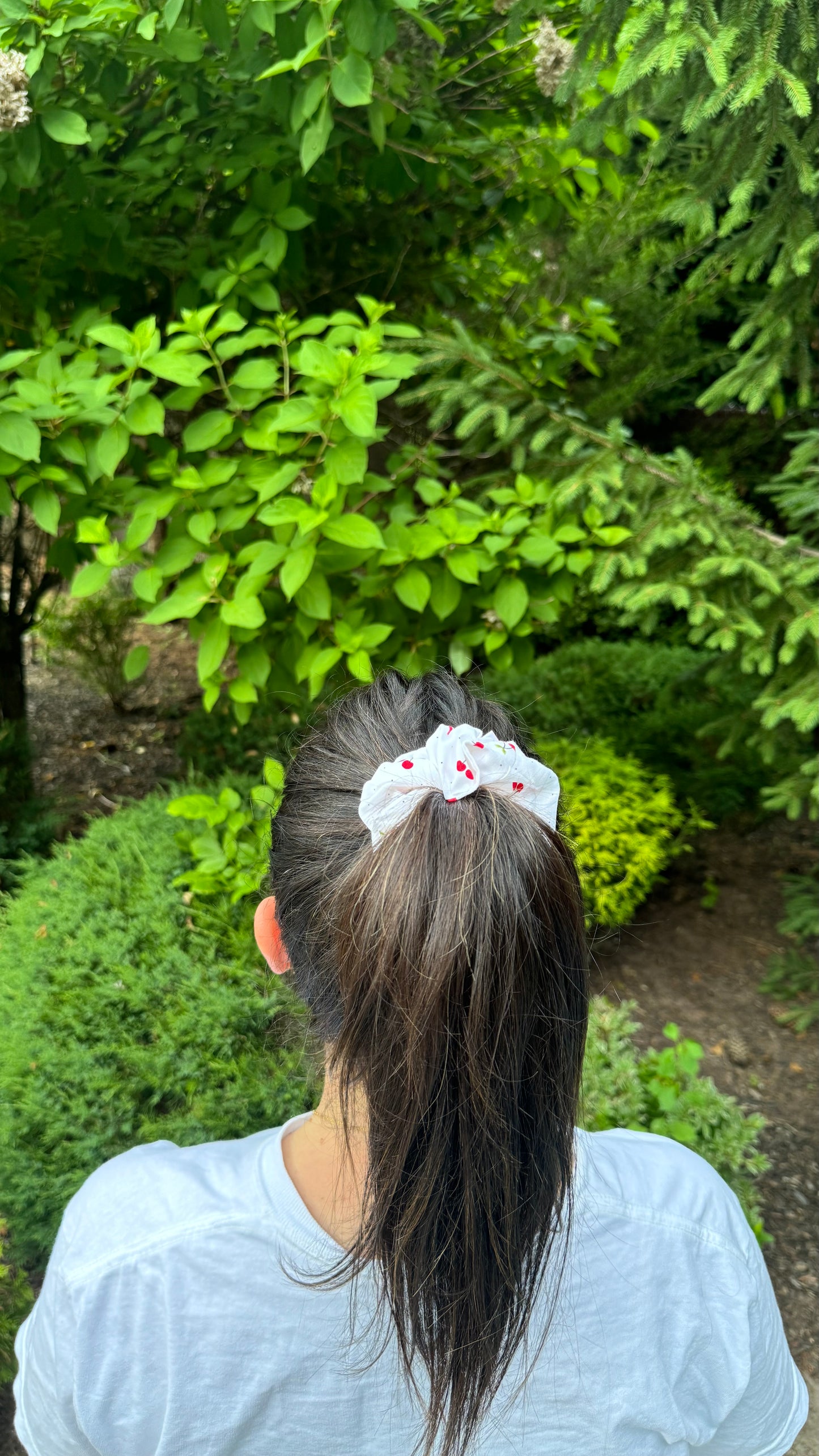 Red Cherry Scrunchie