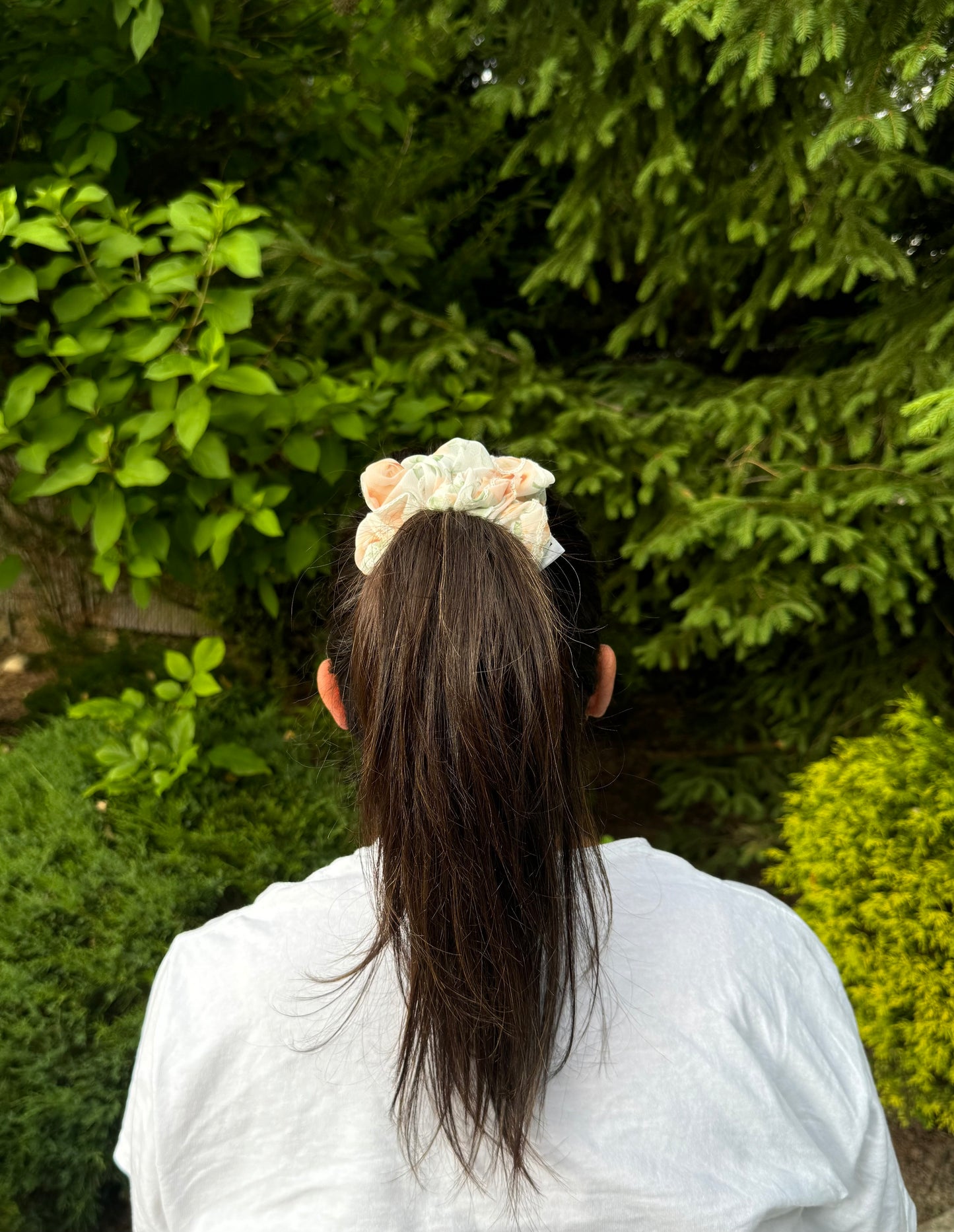 Vintage Rose Scrunchie