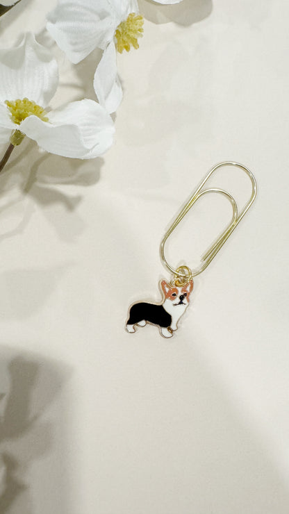 Corgi Charm Bookmark