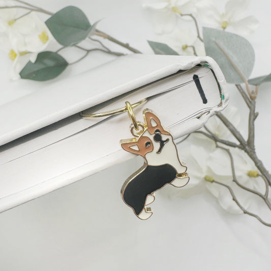 Corgi Charm Bookmark