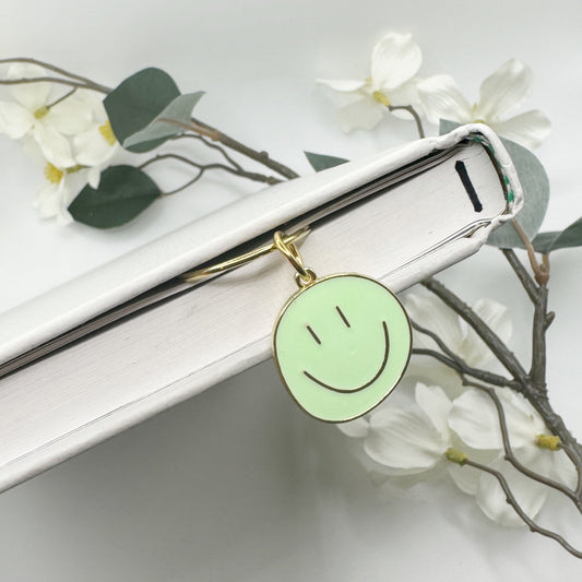 Happy Face Charm Bookmark