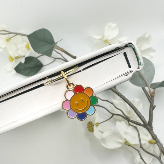 Flower Charm Bookmark