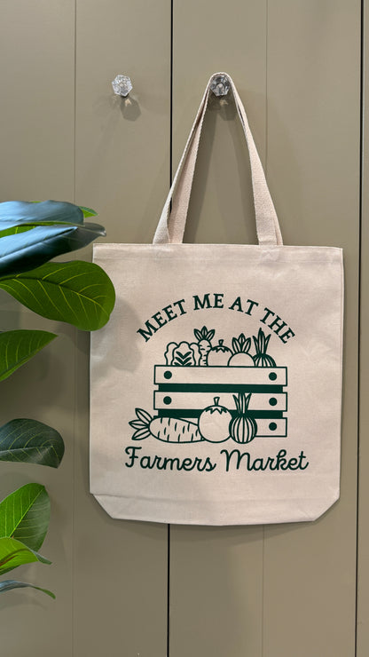 Magnolia "Meet Me At the Farmers Market" Tote Bag