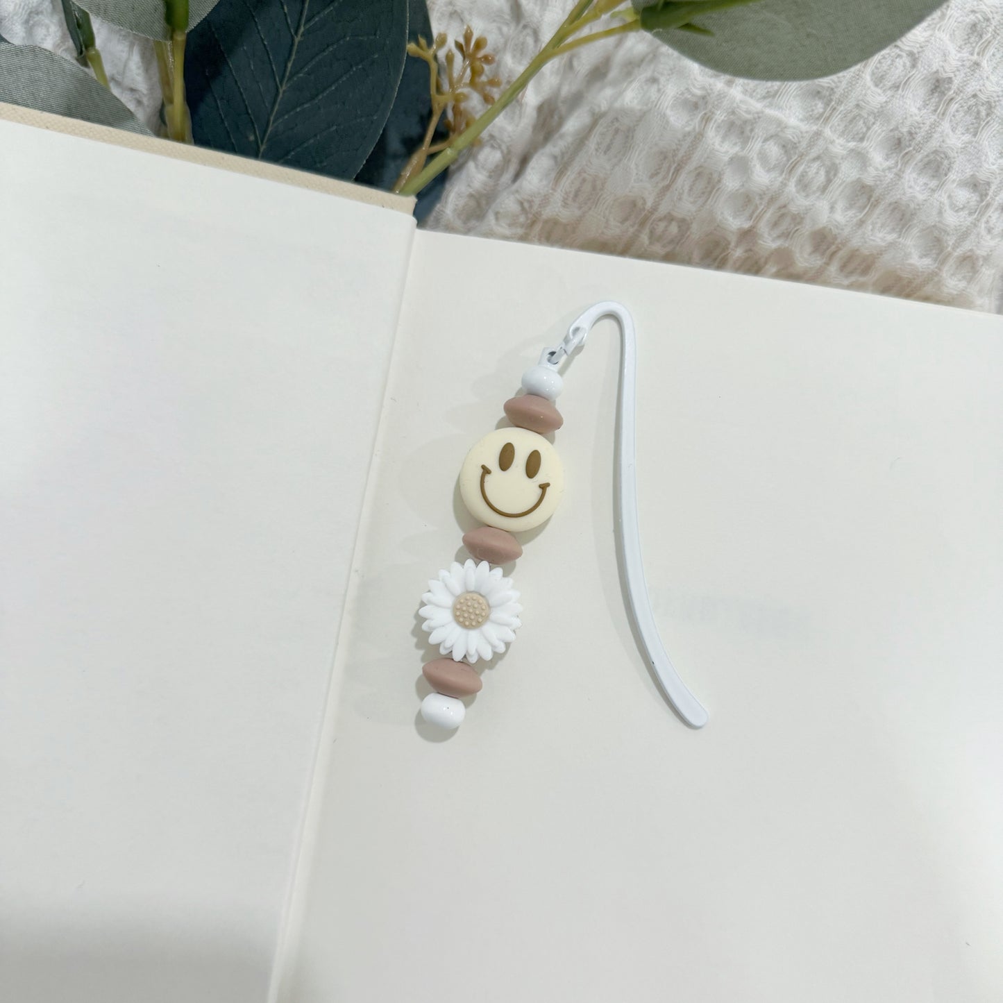 The Smiley Beaded Bookmark