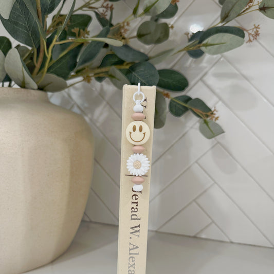 The Smiley Beaded Bookmark