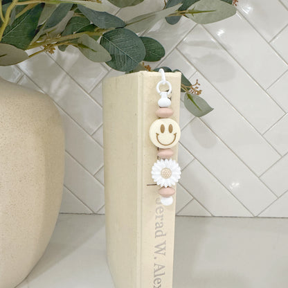 The Smiley Beaded Bookmark