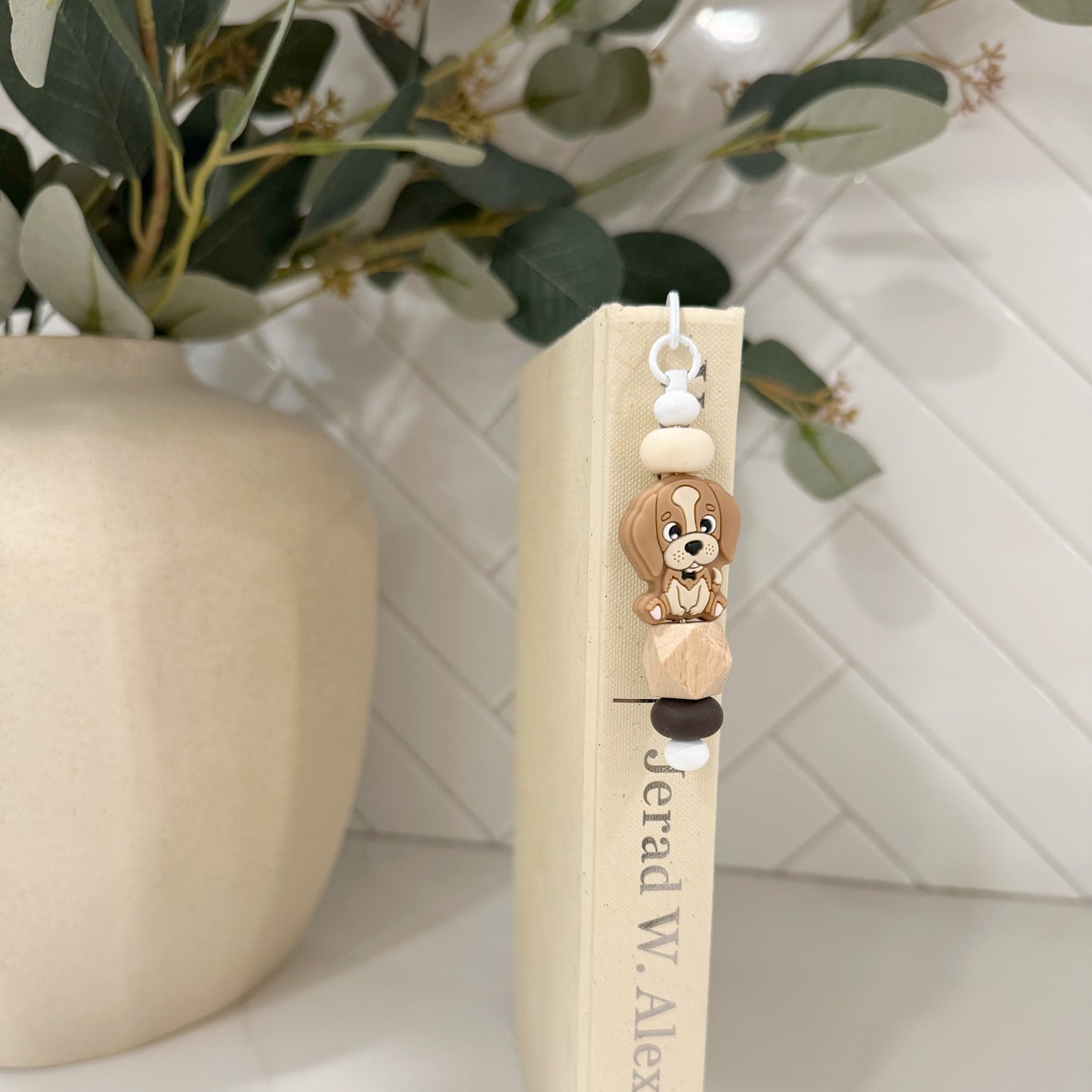 The Pup Beaded Bookmark