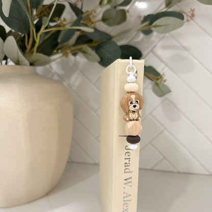 The Pup Beaded Bookmark