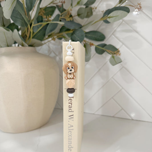 The Pup Beaded Bookmark