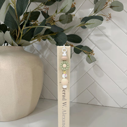 The Billie Flower Beaded Bookmark