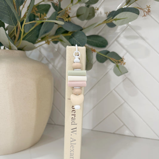 The Reading Love Beaded Bookmark