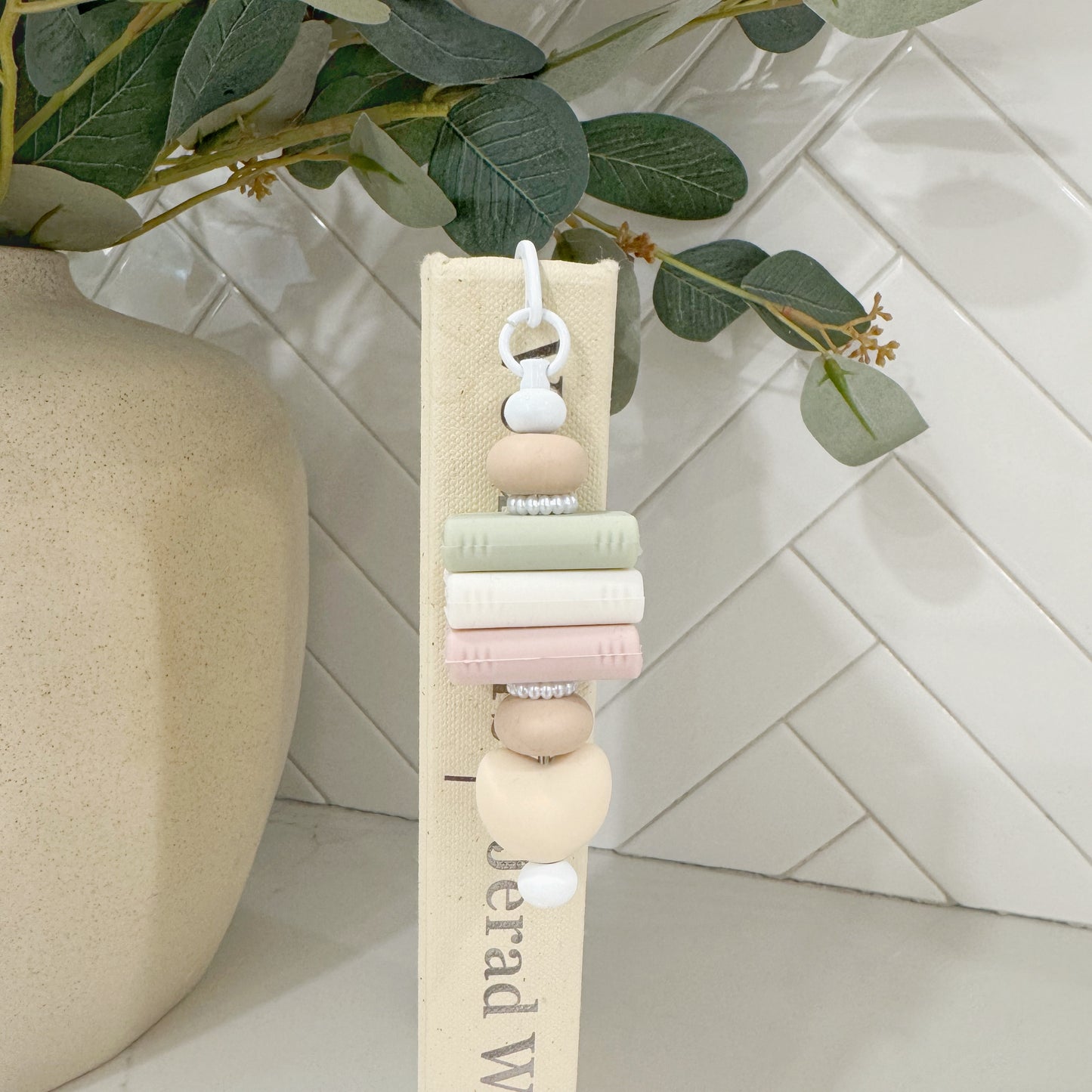 The Reading Love Beaded Bookmark