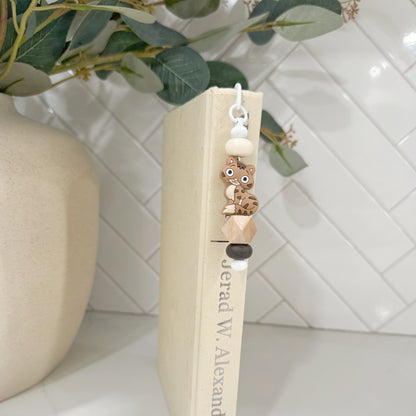 The Cat Beaded Bookmark