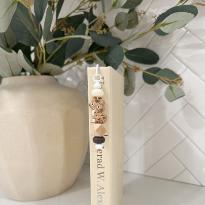 The Cat Beaded Bookmark